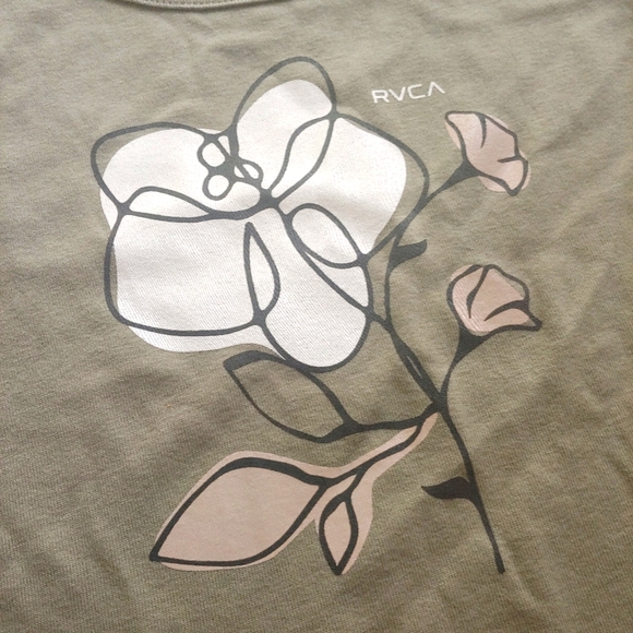 RVCA NEW Abstract Floral Tank Top - Picture 2 of 6
